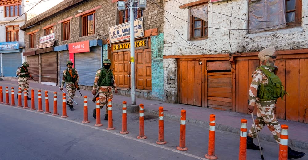 Curfew Remains In Force For 5th Day In Leh Town