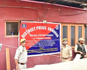 Police attach 50 lakh worth residential property in Srinagar