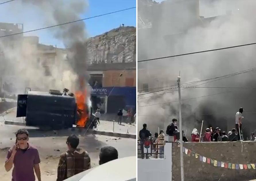 BJP Office, Vehicle Set On Fire As Violent Protests Erupt In Leh