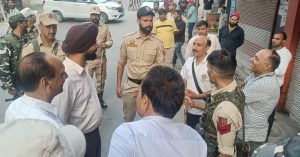DC Doda reviews essential supplies amid curfew, appeals for peace