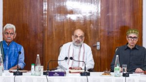 Amit Shah Chairs High-Level Meeting On Flood Relief Measures In J&K