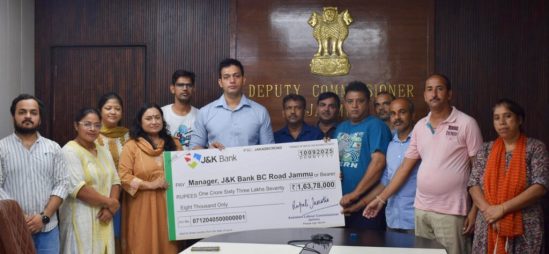 District admin Jammu provides over ₹1.63 crore financial assistance to construction workers