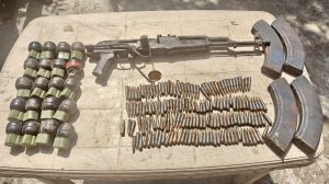 Army, police launch joint operation in Poonch; recover 20 grenades, AK rifle