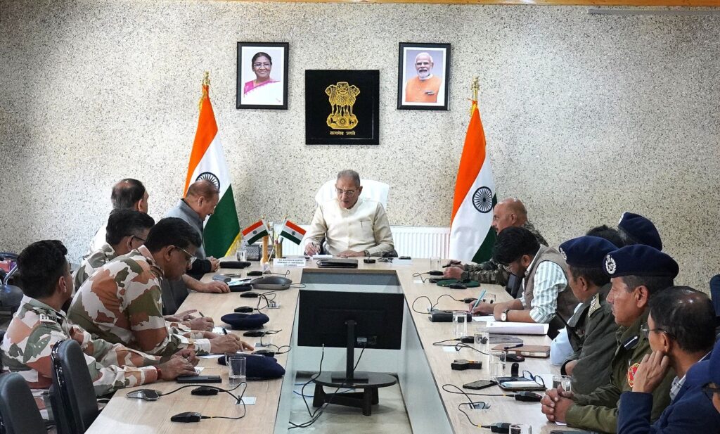 Lt Governor Kavinder Gupta Chairs High-Level Security Review in Ladakh