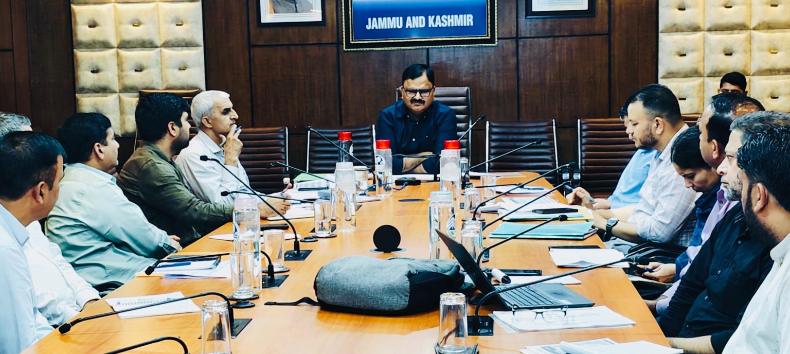 Javed Rana Reviews Functioning Of EMRSs Across J&K