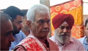 LG Manoj Sinha Visits Flood-Hit Families In Jammu, Assures Full Support