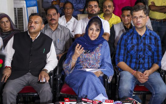 Mehbooba claims she is under house arrest