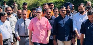 CM Omar Abdullah Visits Kalaban Village in Mendhar After Massive Land Sinking, Landslides