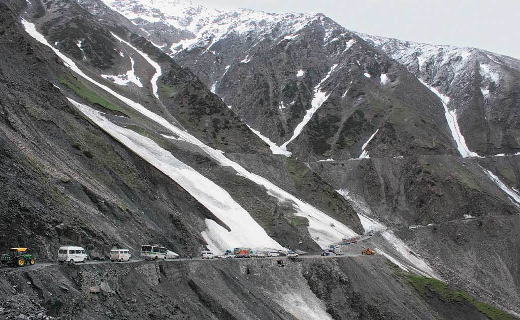 SSG Road Closed Due To Landslides At Zojila