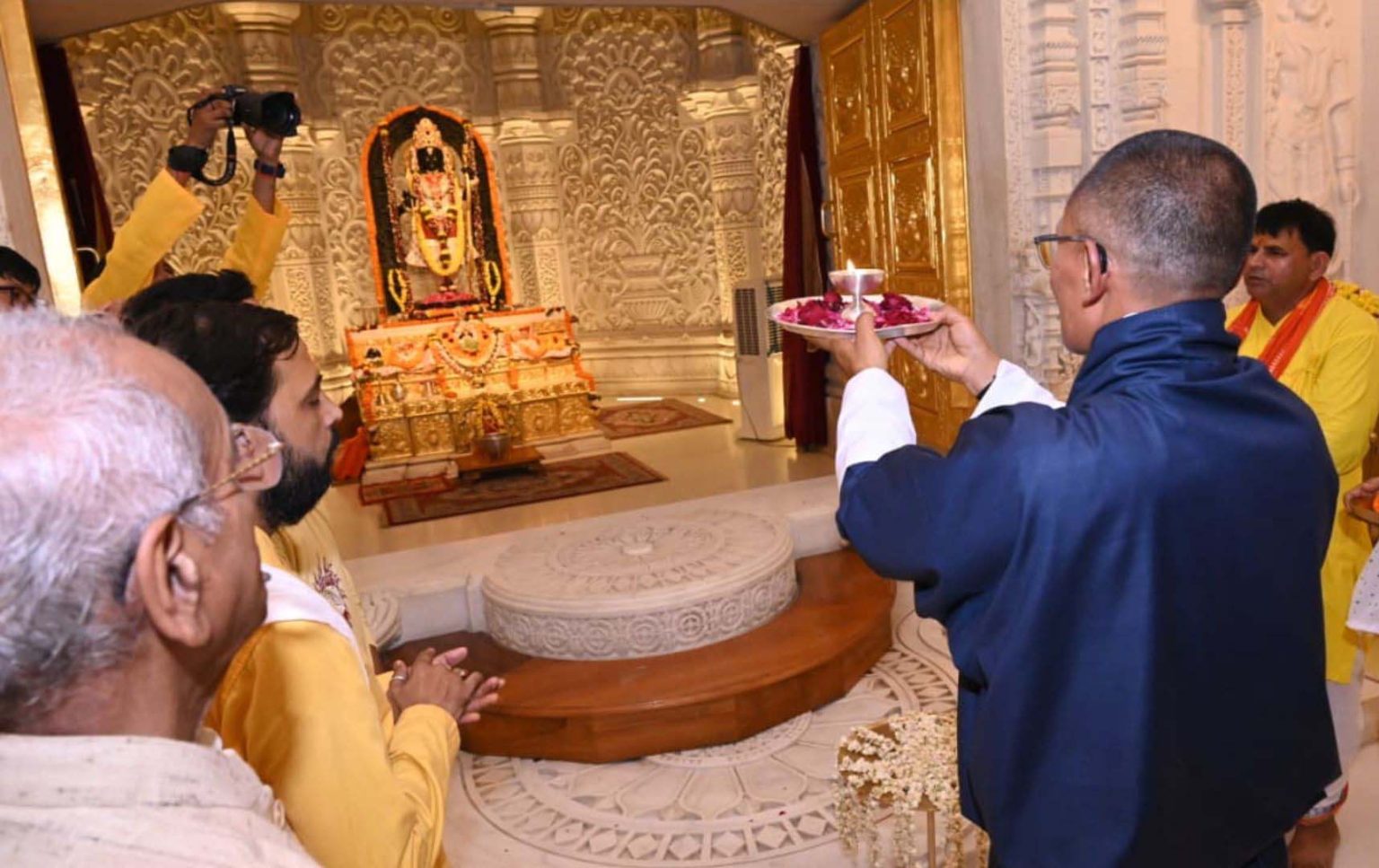 Bhutan PM Tshering Tobgay Visits Ram Temple In Ayodhya