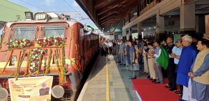 First Cargo Parcel Train From Kashmir Valley To Delhi Flagged Off; LG Says Service Will Boost Local Economy