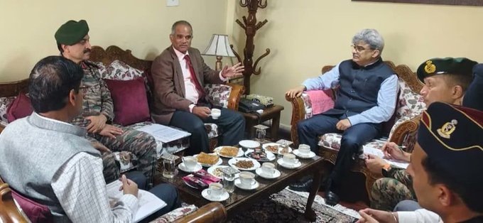Chief Secretary discusses welfare measures for Ex-Servicemen with Defence Secretary (ESW)