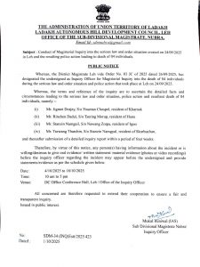 Magisterial Inquiry Ordered Into Leh Violence, 4 Deaths Under Probe; Report To Be Submitted In Four Weeks