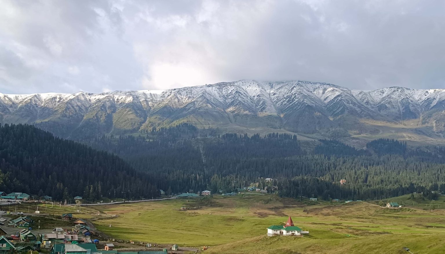 Gulmarg Receives Seasons First Snowfall