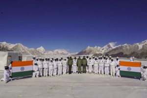 From Siachen to INS Vikrant, armed forces’ top brass celebrate Diwali with military personnel