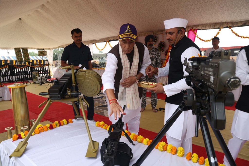 From Bhuj, Rajnath Warns Pakistan Against Aggressive Approach Towards Sir Creek