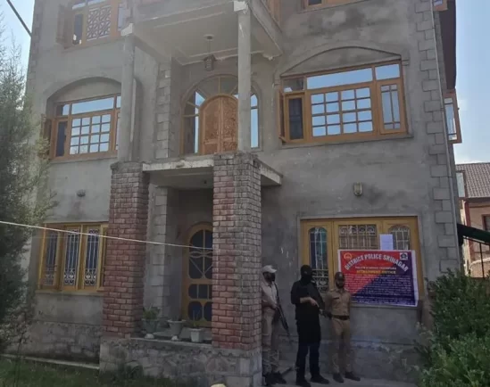 Srinagar Police attach property worth Rs 2 crore belonging to designated terrorist