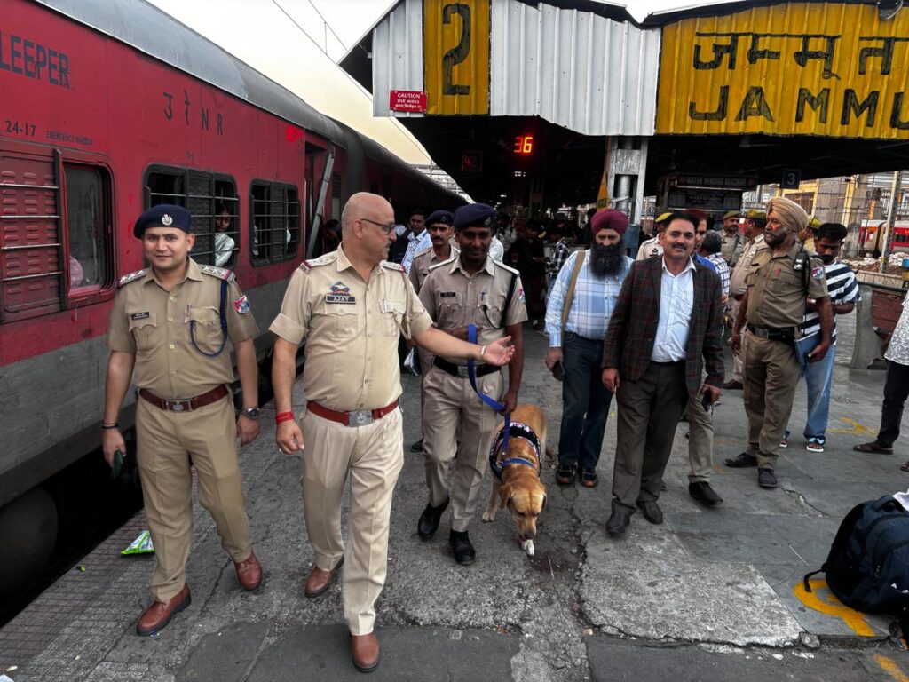 Joint Checking Drive Conducted at Jammu Railway Station Ahead of Festive Season
