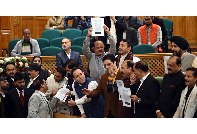 Uproar in Assembly over flood relief, corruption allegations