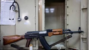 AK-47 rifle recovered from GMC locker, doc detained