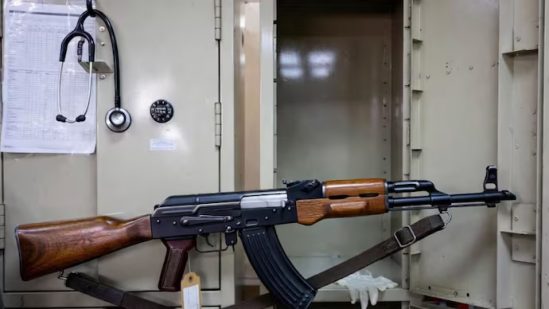 AK-47 rifle recovered from GMC locker, doc detained