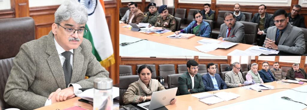 Chief Secretary Chairs MDC Meeting to Review Traffic Management, Urban Mobility in Jammu and Srinagar