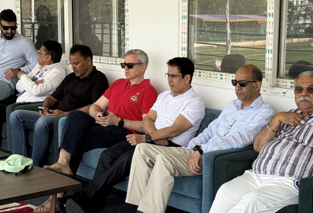 CM Omar Reaches Hubballi To Cheer J&K Team In Ranji Trophy Final