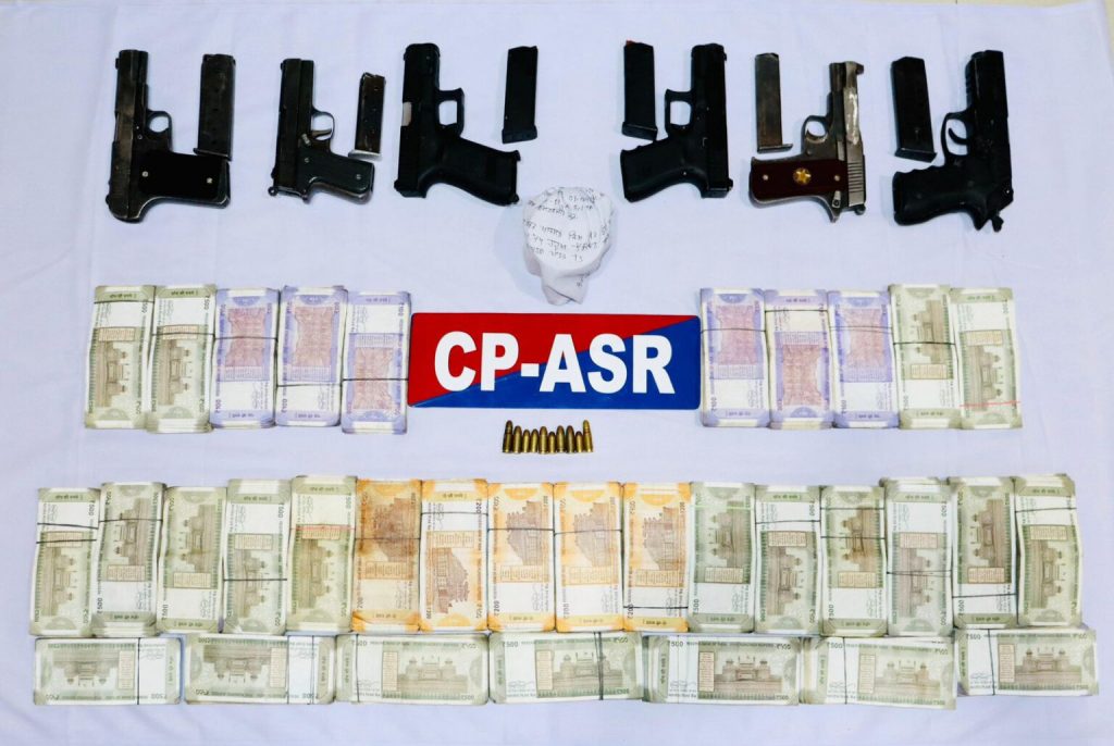 Arms, Narcotics Smuggling Module Busted In Punjab’s Amritsar, 5 Held