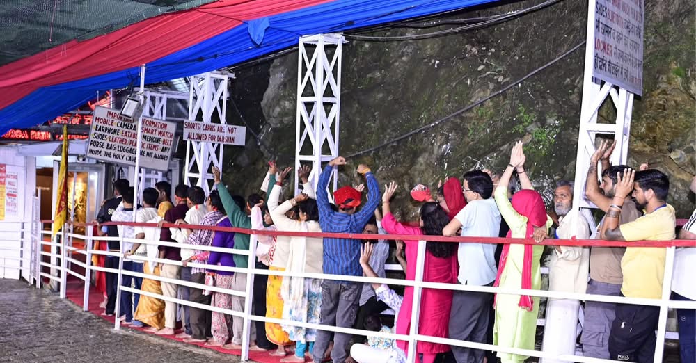 Pilgrimage To Mata Vaishno Devi Shrine Resumes After Temporary Suspension Following Heavy Rush