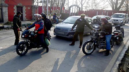 Enforcement Drive Across Jammu: 445 Traffic Violation Notices Issued, 60 Vehicles Seized