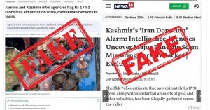 MEA Fact Check Labels ‘Iran Donation Scam’ in J&K as Fake, Warns Public