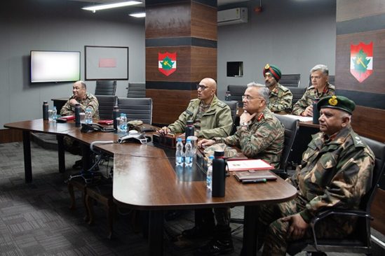 Lt Gen Pratik Sharma Chairs High-Level Security Review Meeting in Srinagar