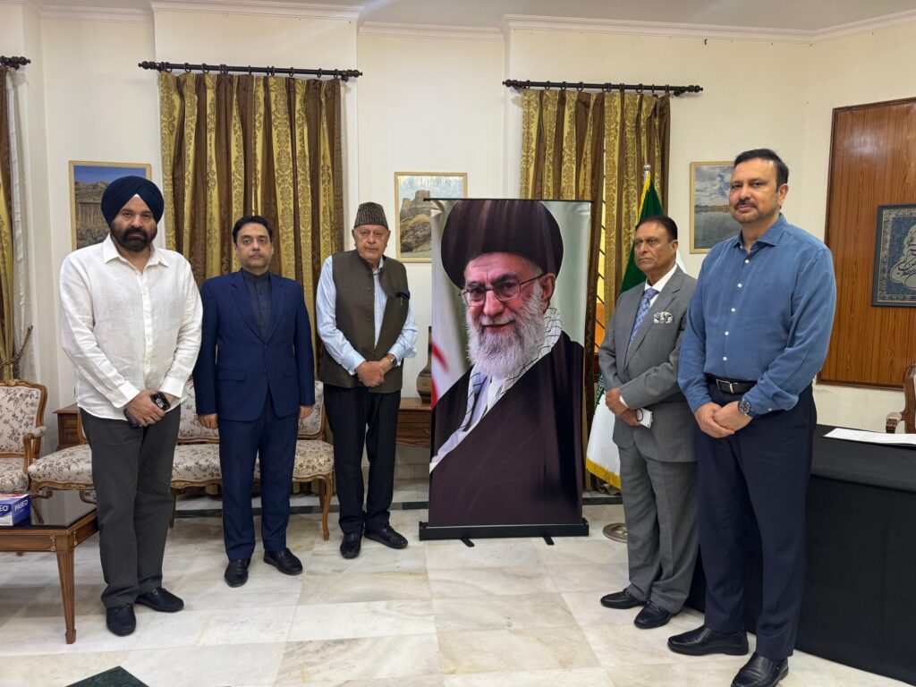 Farooq Abdullah meet Iran’s deputy ambassador, offers condolences on Khamenei’s death