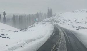 Bandipora-Gurez Road Closed After Fresh Snowfall at Razdan Top