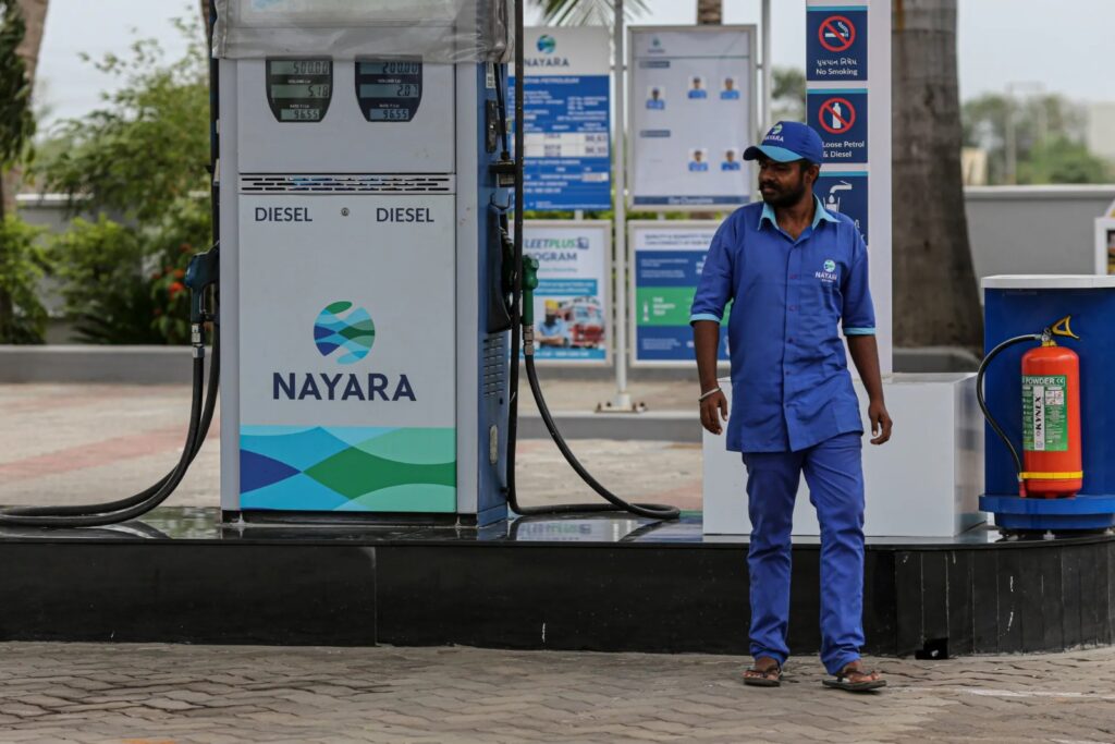 Nayara Energy Hikes Petrol by ₹5, Diesel by ₹3 Amid Global Oil Surge