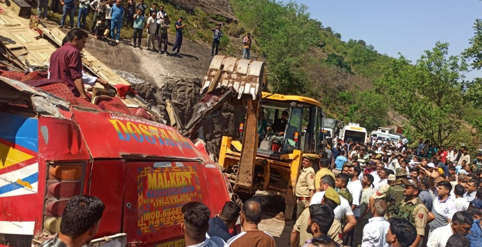 Bus Rolls Down Hill In Jammu And Kashmir’s Udhampur, 15 Dead
