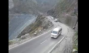 Traffic Restored On J&K Highway Day-Long Closure Due To Landslides In Ramban