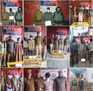 Kulgam Police Cracks Down On Narcotics Drug Smugglers Under NDPS Act: 10 FIRs Registered