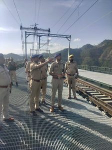 SSP Mukund Tibrewal Reviews Security of Key Installations in Reasi District