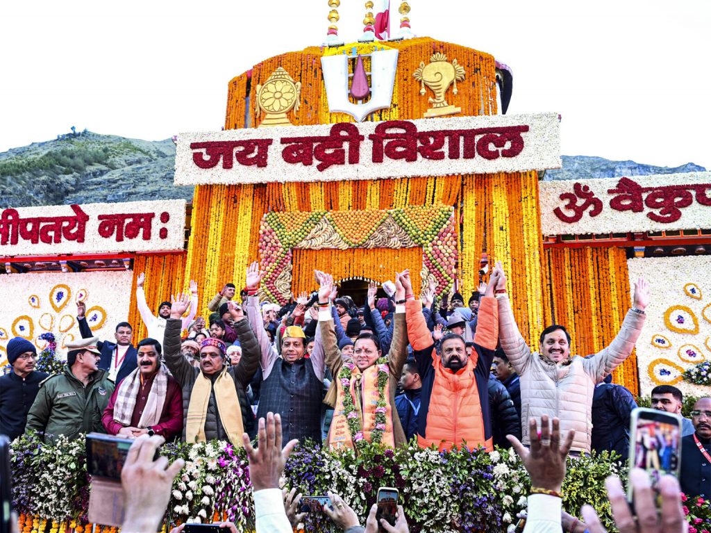 Badrinath Temple Portals Reopen For Devotees