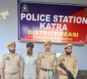 Reasi Police Arrest Drug Peddler on SMVD Track, Heroin Recovered