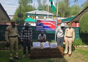 J&K Police Busts Drug Racket In Anantnag, 6 Held With Over 13 Kg Charas