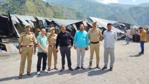 Ramban Police Demolish ‘Makhan Dhaba’ on NH-44 Over Alleged Drug Peddling