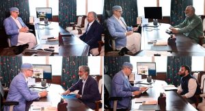 CM Omar Abdullah Meets Legislators, Vice Chancellors And Other Delegations At Civil Secretariat