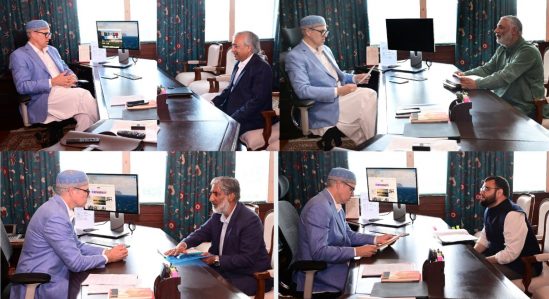 CM Omar Abdullah Meets Legislators, Vice Chancellors And Other Delegations At Civil Secretariat