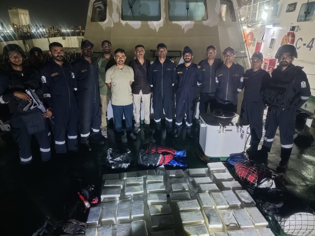 Rs 1,150 Crore Cocaine Seized Off Gujarat Coast In International Drug Bust; 3 Foreigners Held