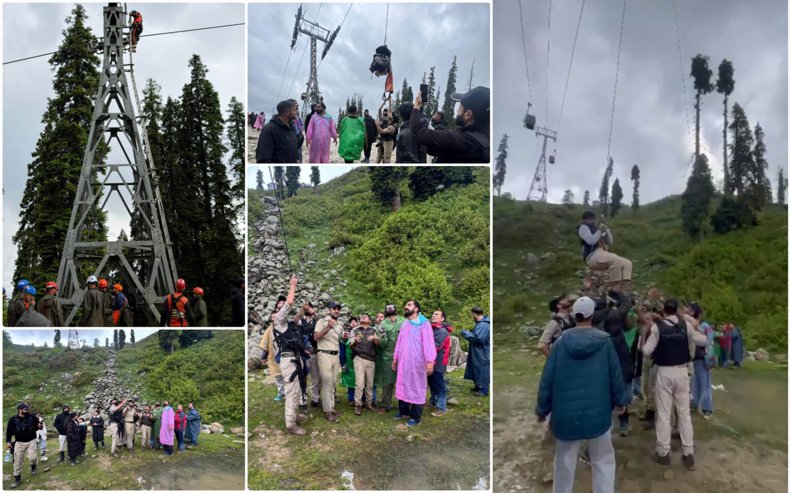 Hundreds Rescued After Gulmarg Cable Car Develops Technical Snag