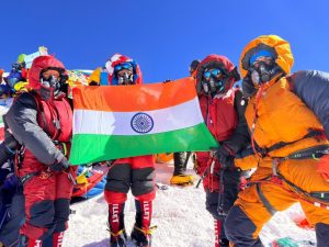 ITBP’s First All-Women Mount Everest Expedition Successfully Summits World’s Highest Peak