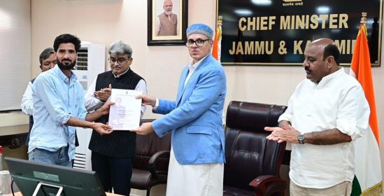 CM Omar Hands Over Compassionate Appointment Orders To 52 Beneficiaries