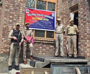Srinagar Police Attaches ₹1.50 Crore Property Of Drug Peddler Under Nasha Mukt J&K Campaign
